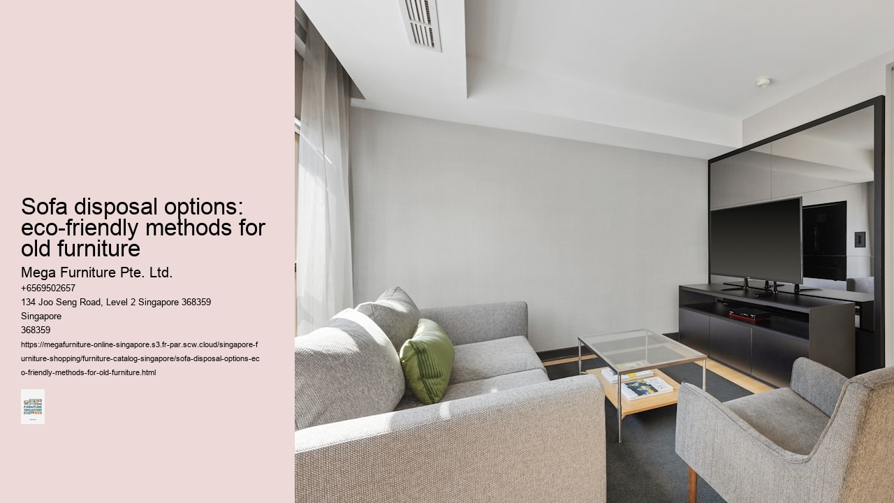 Sofa disposal options: eco-friendly methods for old furniture