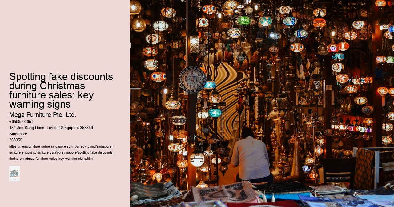 Spotting fake discounts during Christmas furniture sales: key warning signs