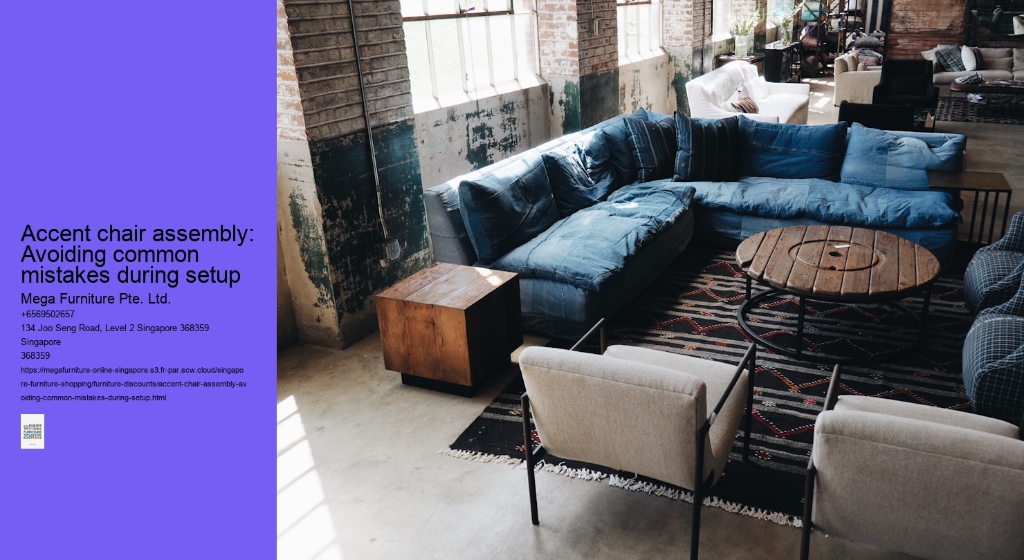 Accent chair assembly: Avoiding common mistakes during setup