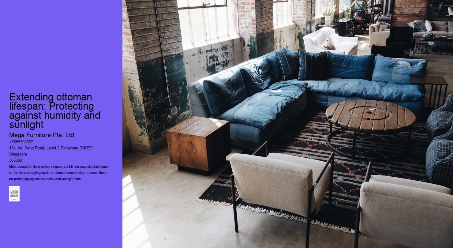Extending ottoman lifespan: Protecting against humidity and sunlight