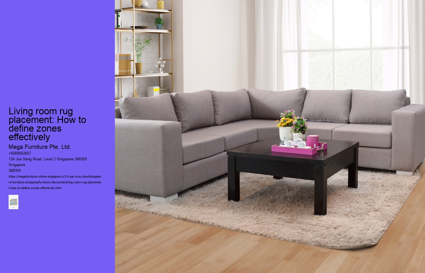 Living room rug placement: How to define zones effectively