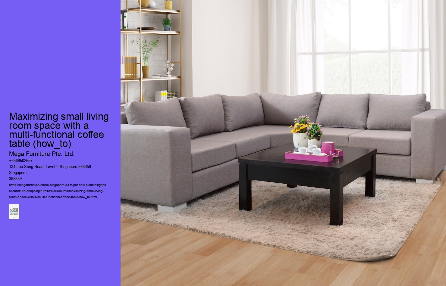 Maximizing small living room space with a multi-functional coffee table (how_to)