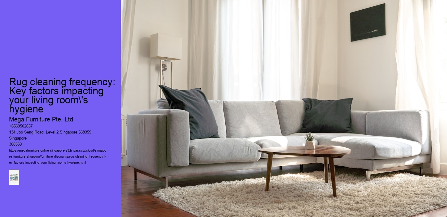 Rug cleaning frequency: Key factors impacting your living room's hygiene