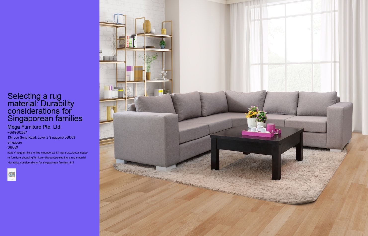 Selecting a rug material: Durability considerations for Singaporean families