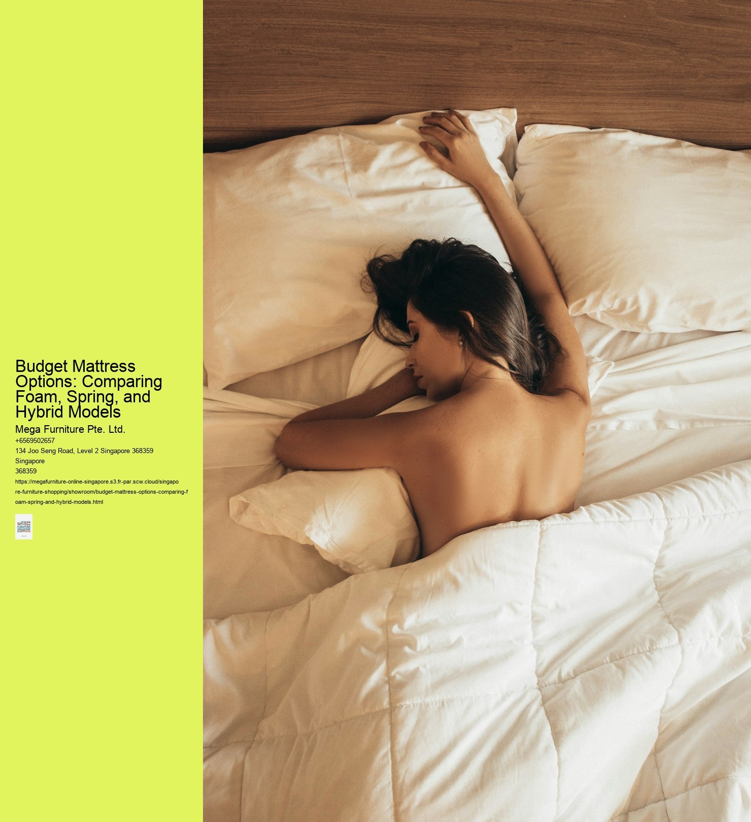 Budget Mattress Options: Comparing Foam, Spring, and Hybrid Models