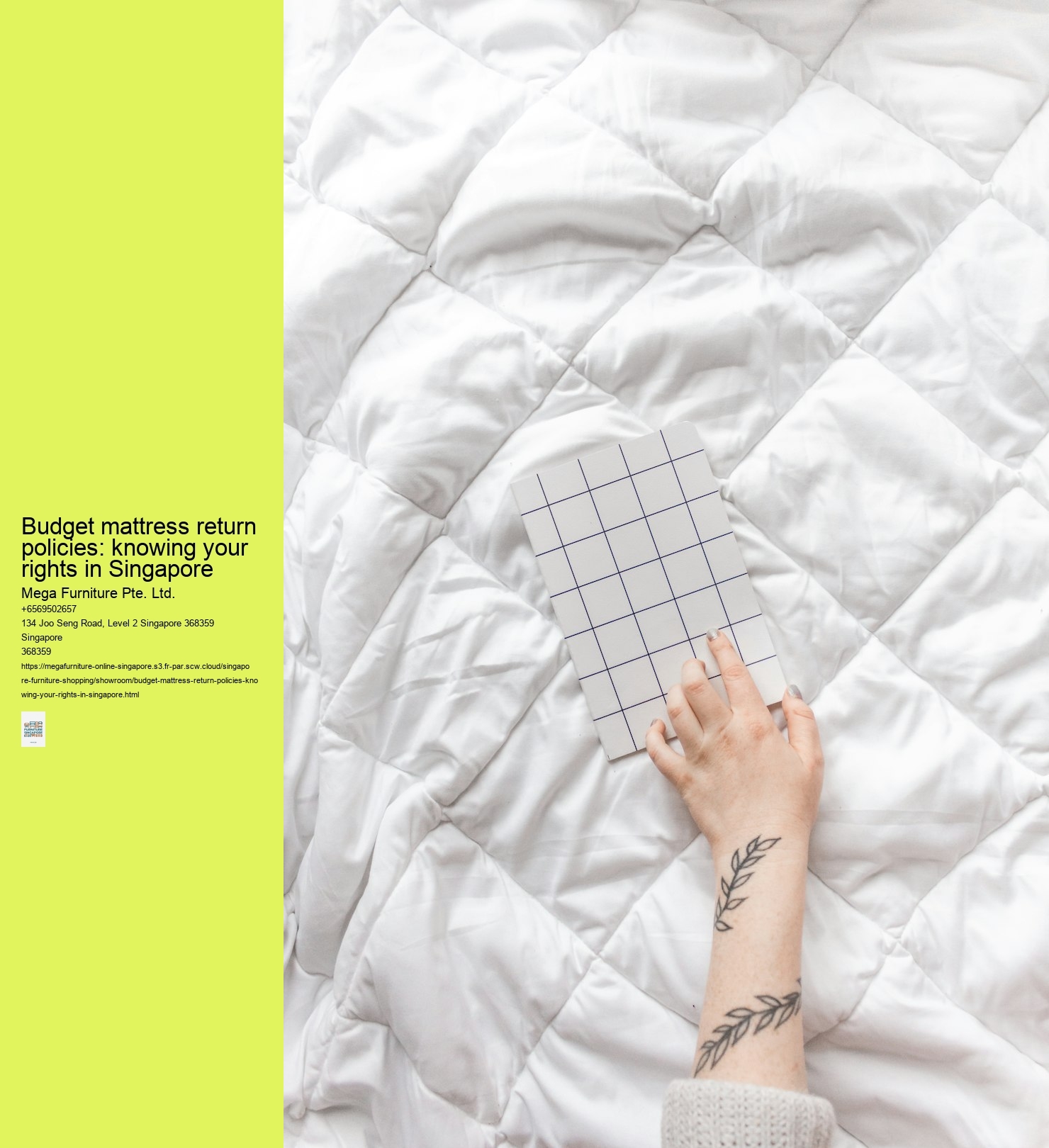 Budget mattress return policies: knowing your rights in Singapore