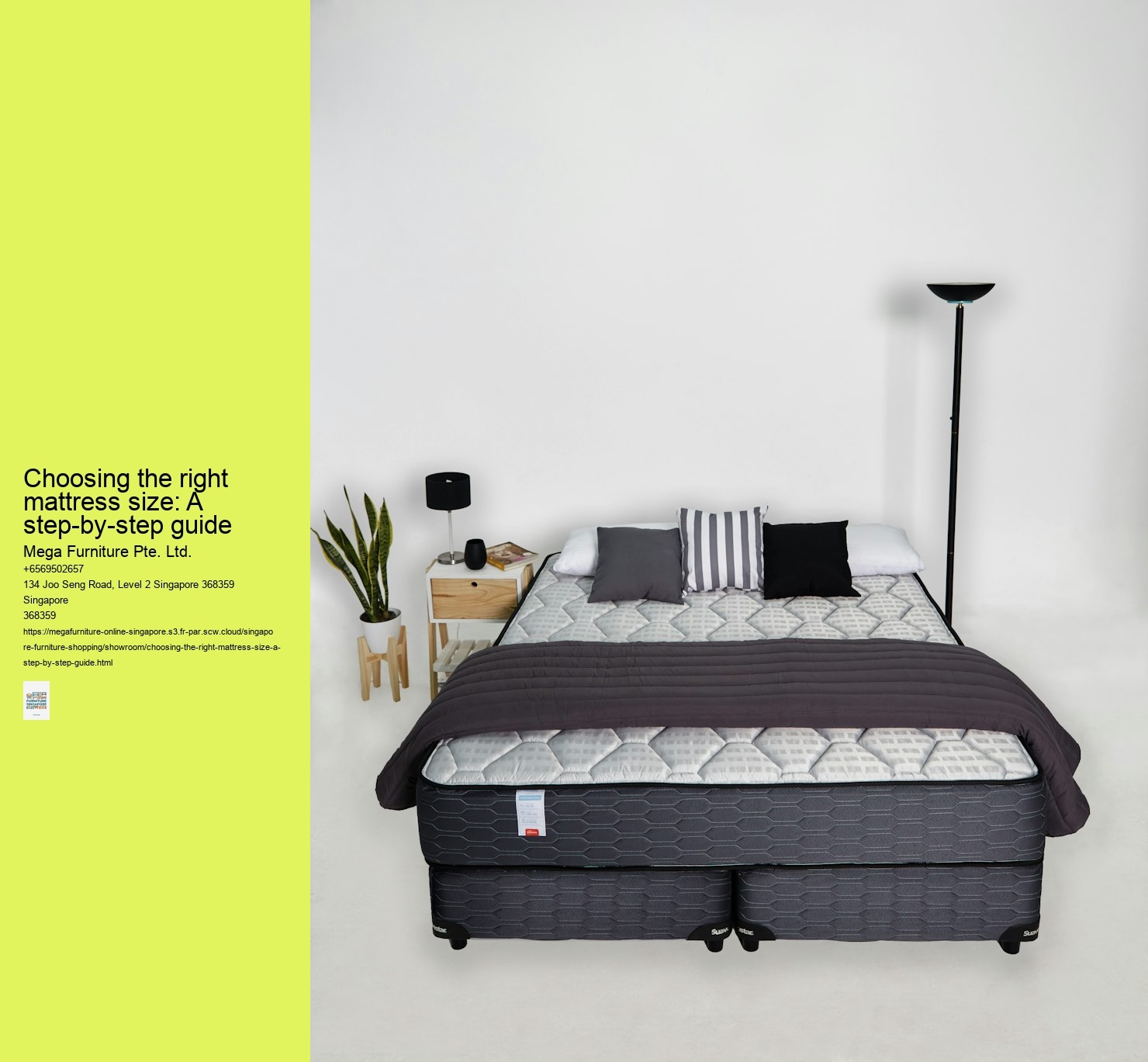 Choosing the right mattress size: A step-by-step guide