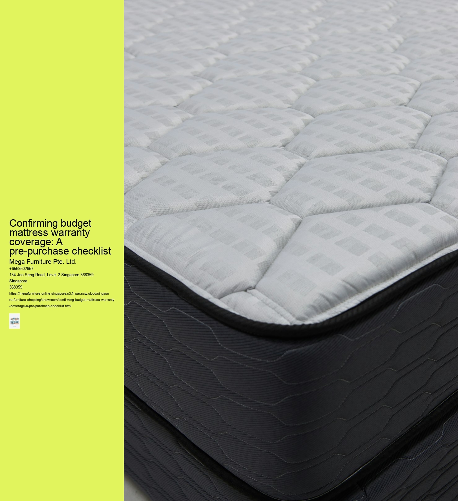 Confirming budget mattress warranty coverage: A pre-purchase checklist