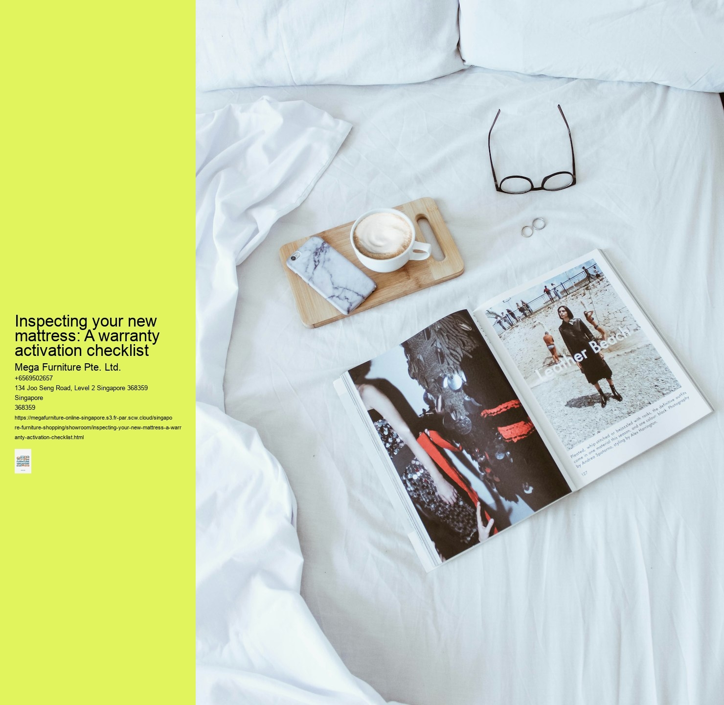 Inspecting your new mattress: A warranty activation checklist