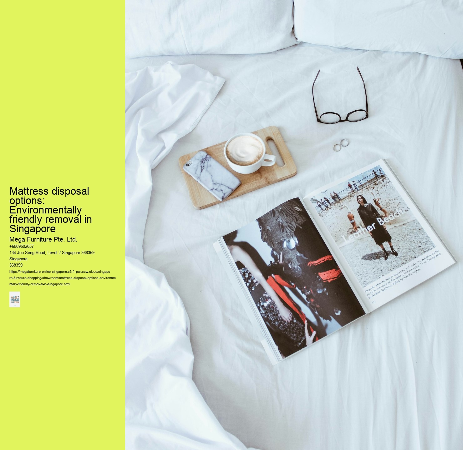 Mattress Disposal Options: Environmentally Friendly Practices in Singapore