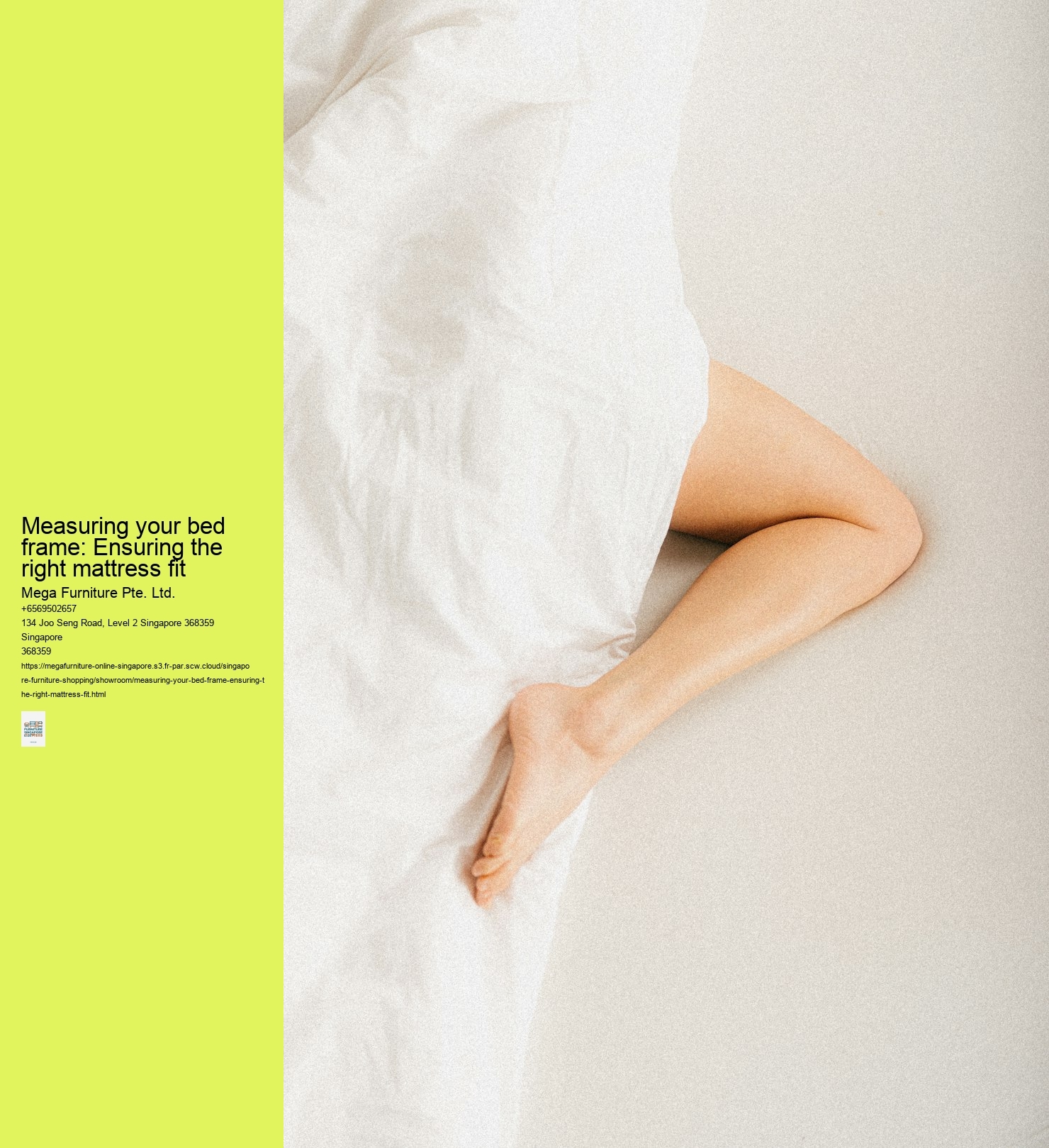 Measuring your bed frame: Ensuring the right mattress fit