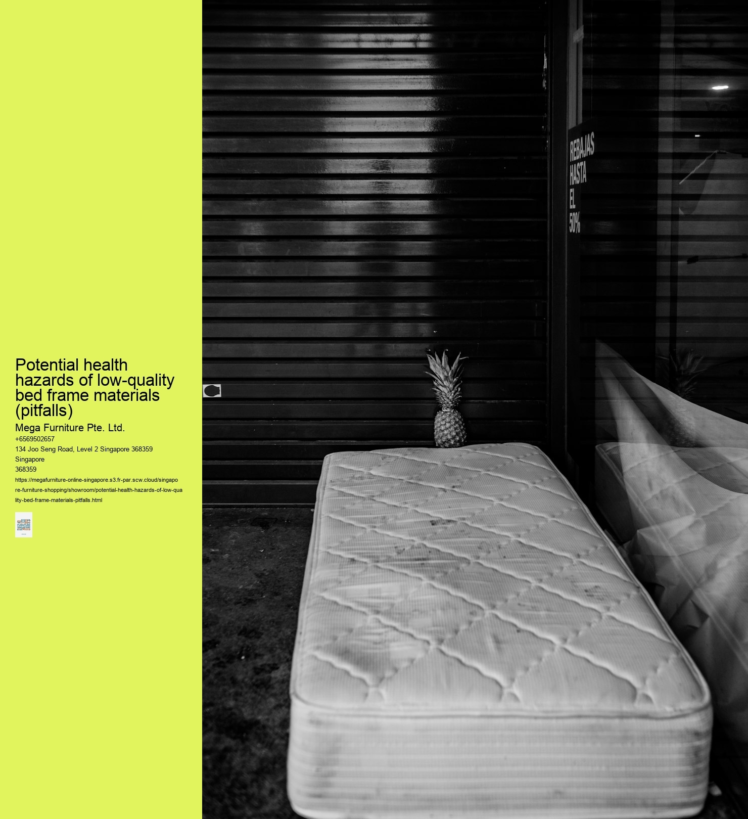 Potential health hazards of low-quality bed frame materials (pitfalls)