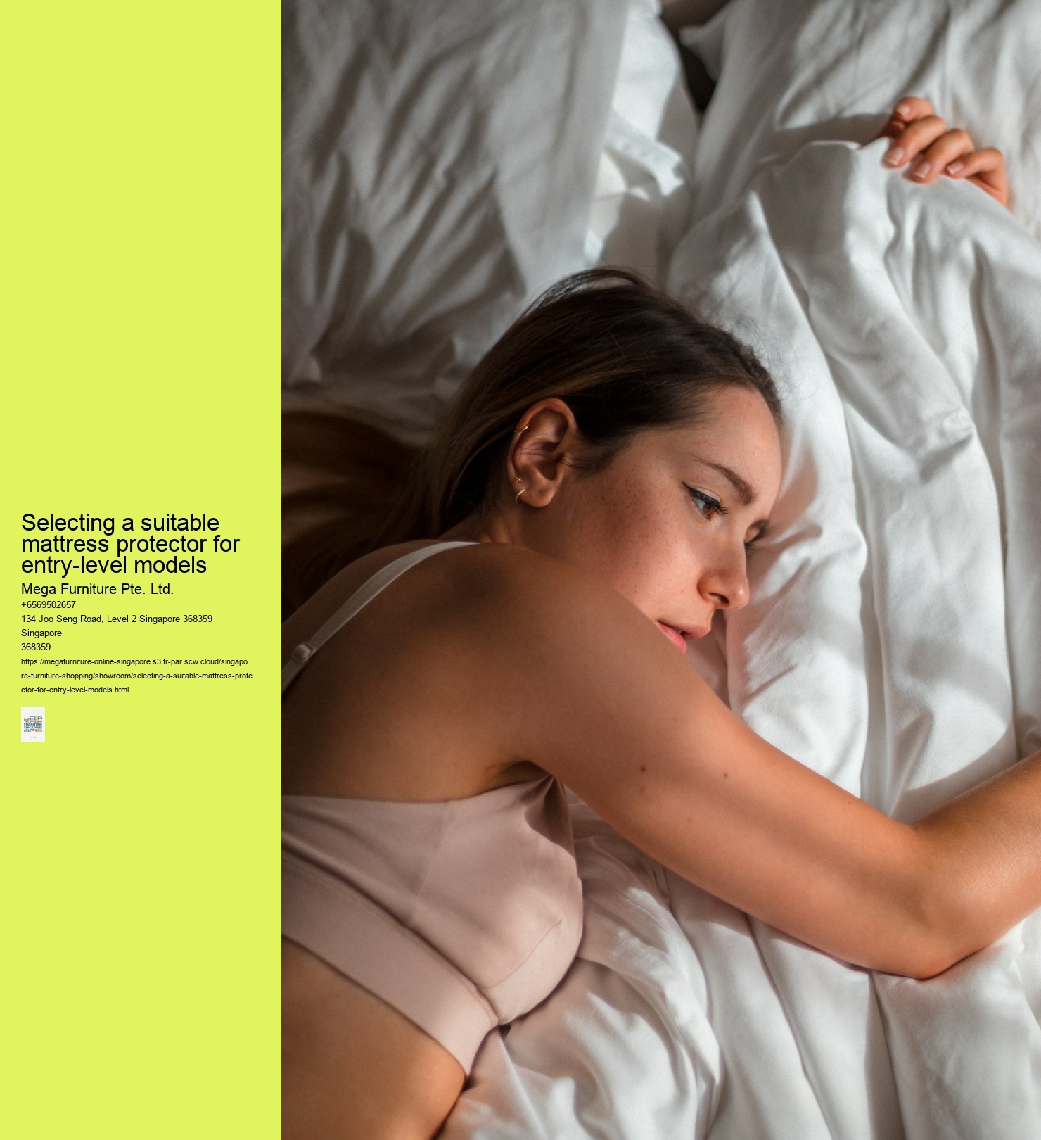 Selecting a suitable mattress protector for entry-level models